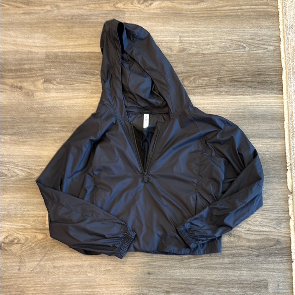 lululemon athletica Black Hooded Pullover Jacket